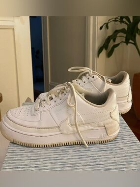 Nike AF1 Jester White Platform Sneakers Women’s 9
